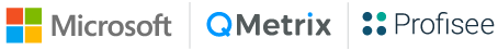 Microsoft-QMetrix-Profisee-logos-1